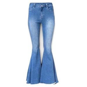 Extreme Wide Leg Flare Jeans Size 18